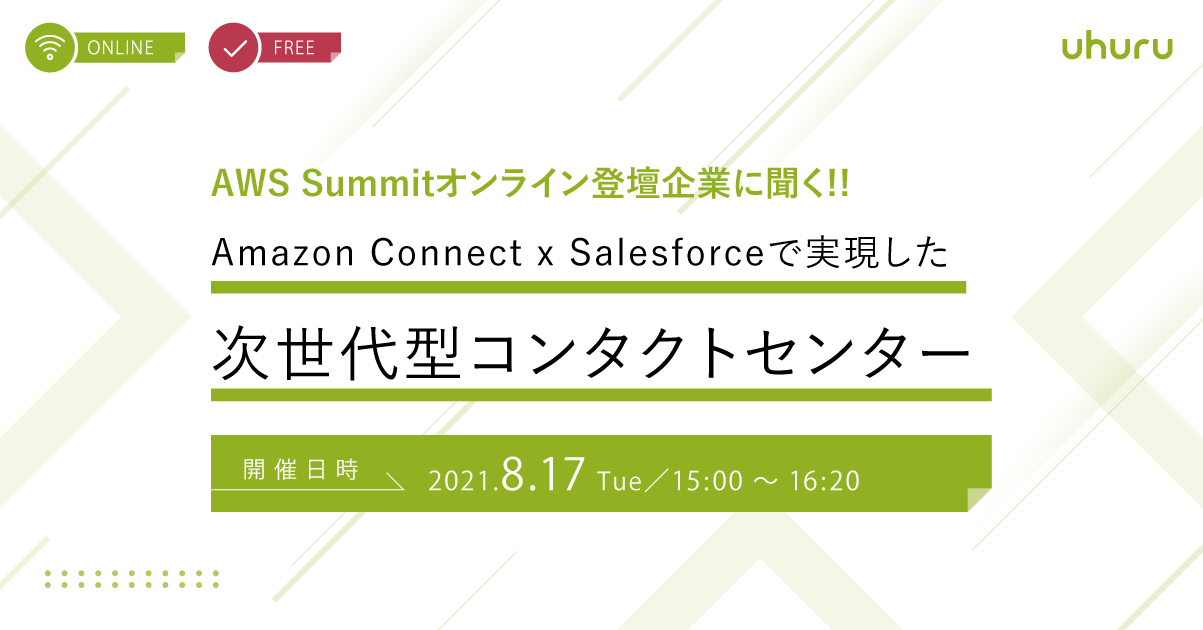 AWS Summitオンライン 登壇企業に聞くAmazon Connect×Salesforceで実現した次世代コンタクトセンター