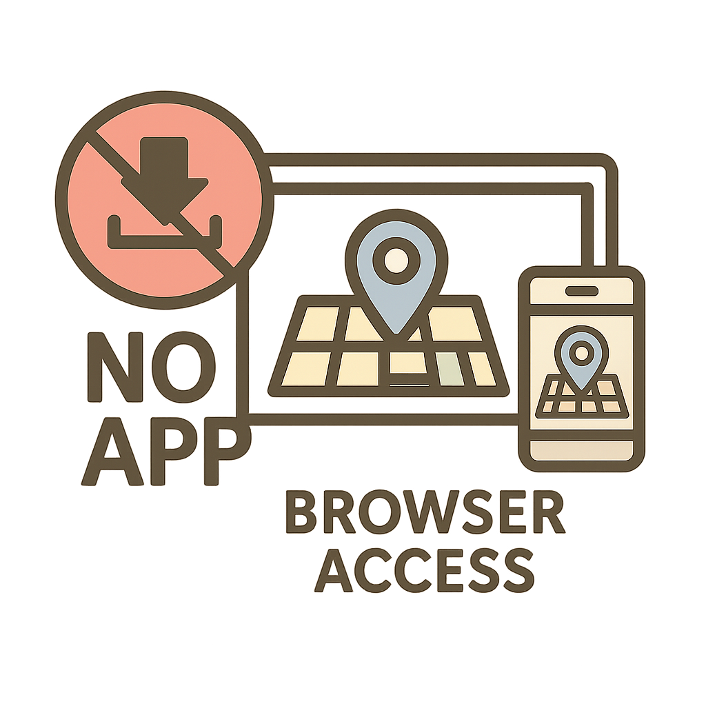 ブラウザベースのアクセスアイコン