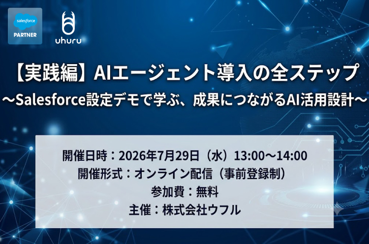 【実践編】AIエージェント導入の全ステップ ～Salesforce設定デモで学ぶ、成果につながるAI活用設計～